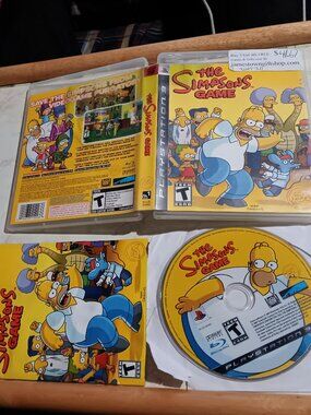 Simpsons The Game PS3 Tested Playstation 3 Video Game